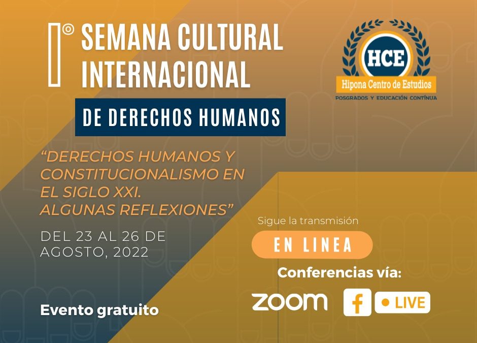 1ª Semana Cultural Internacional de Derechos Humanos
