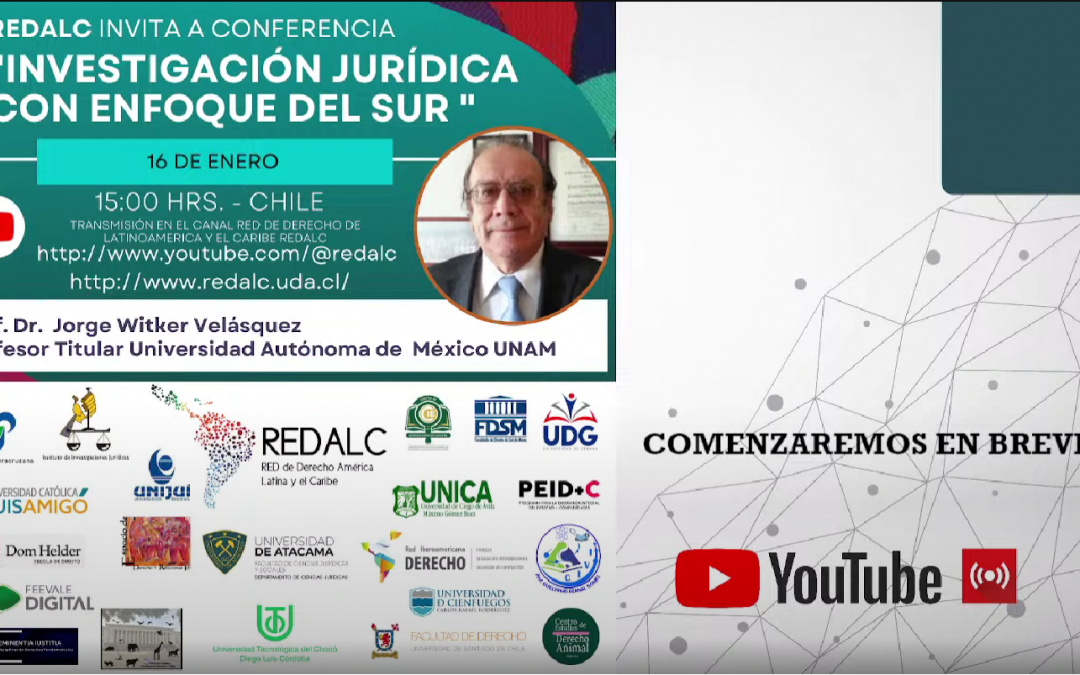 Agradecimientos al profesor Jorge Witker